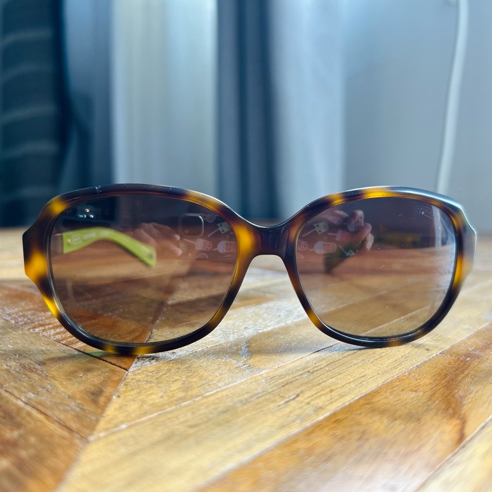 Coach Brown Tortoise Sunglasses
